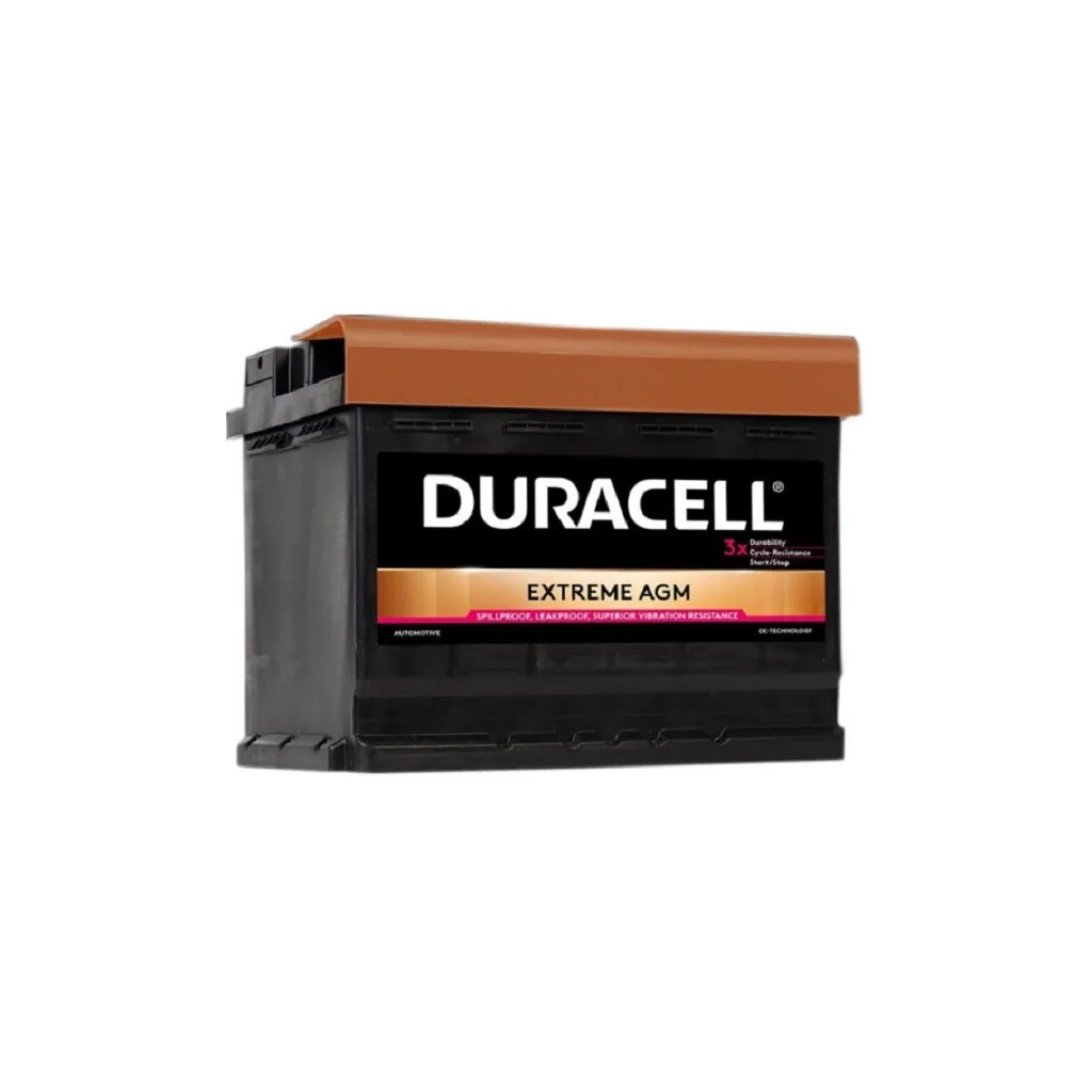 Аккумулятор автомобильный Duracell Extreme AGM Start-Stop DE60AGM 60Ah 640A R+ (DE60AGM)