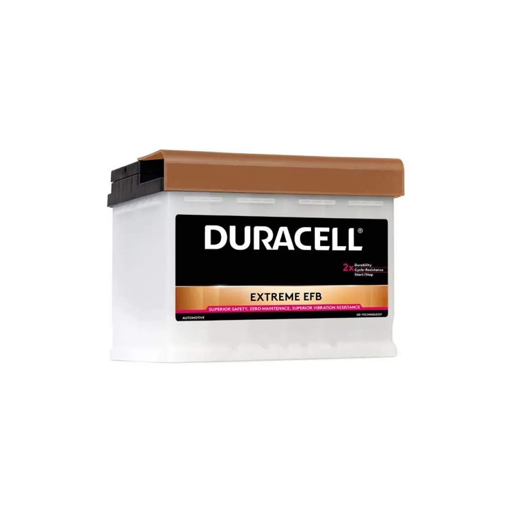 Аккумулятор автомобильный Duracell Extreme EFB DE75HEFB 75Ah 700A R+ (DE75HEFB)