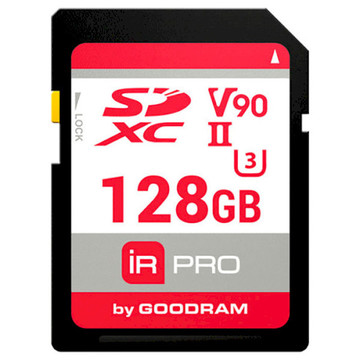 Карта пам'яті Goodram 128GB SDXC UHS-II U3 IRDM PRO (IRP-S9B0-1280R11)