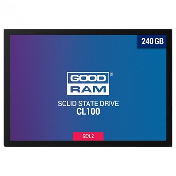 SSD накопичувач Goodram SSD CL100 Gen.2 240GB SATA III 2.5 (SSDPR-CL100-240-G2)