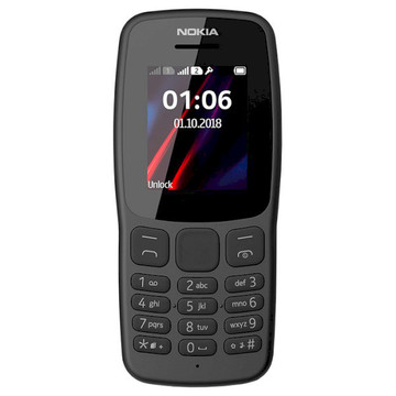 Мобильный телефон Nokia 106 New DS Grey (16NEBD01A02)