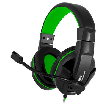 Навушники Gemix N20 Black/Green Gaming