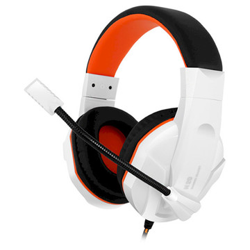 Навушники Gemix N20 White/Black/Orange Gaming