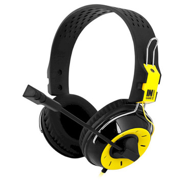 Навушники Gemix N4 Black/Yellow Gaming