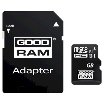 Карта пам'яті  Goodram MicroSDXC  64GB UHS-I Class 10 Goodram + SD-adapter (M1AA-0640R12)