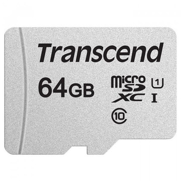 Карта памяти Transcend 64GB UHS-I Class 10 (TS64GUSD300S-A)