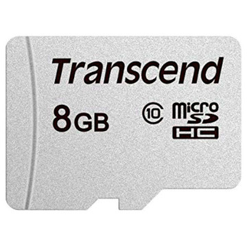 Карта пам'яті  Transcend 8GB microSDHC Class 10 (TS8GUSD300S)
