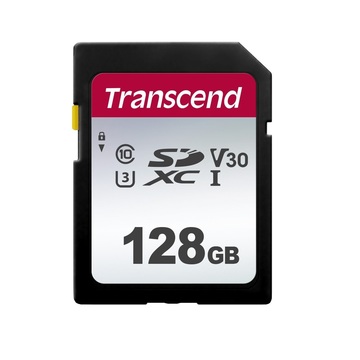 Карта пам'яті  Transcend 128GB SDXC Class 10 (TS128GSDC300S)