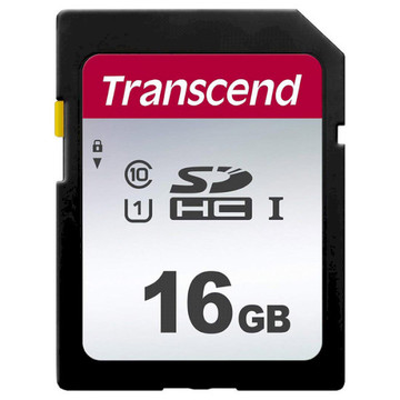 Карта пам'яті  Transcend 16GB SDHC Class 10 (TS16GSDC300S)