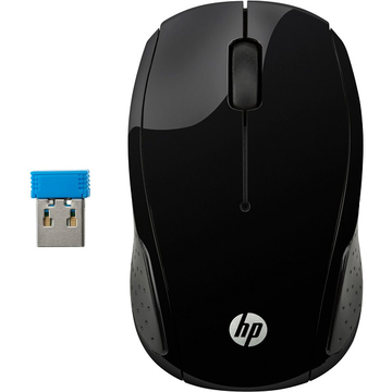 Мышка HP 200 WL Black (X6W31AA)