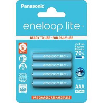 Батарейка Panasonic Eneloop Lite 550 mAh NI-MH (ок.4 шт.) (BK-4LCCE/4BE)