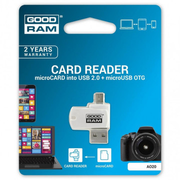 Кардрідер Goodram USB microSD Card reader microSD (AO20-MW01R11)