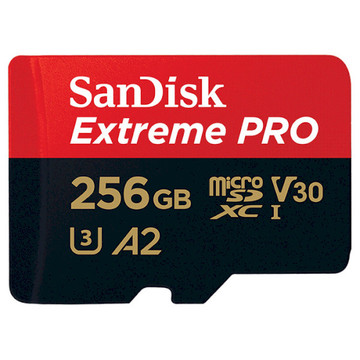 Карта пам'яті  SanDisk Extreme Pro microSDXC 256GB UHS-I + adapter (SDSQXCZ-256G-GN6MA)