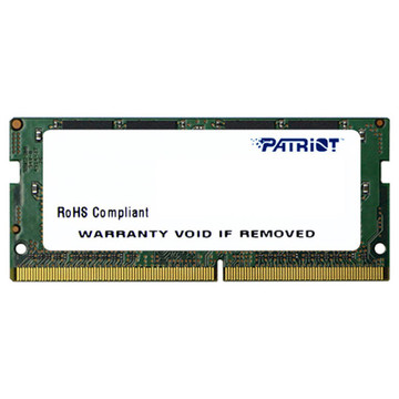 Оперативна пам'ять Patriot SoDIMM 16384M DDR4 2400 MHz Patriot (PSD416G24002S)