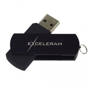 Флеш пам'ять USB eXceleram 64GB P2 Series Black/Black USB 2.0 (EXP2U2BB64)