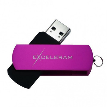 Флеш пам'ять USB eXceleram 16GB P2 Series Rose/Black USB 3.1 Gen 1 (EXP2U3ROB16)