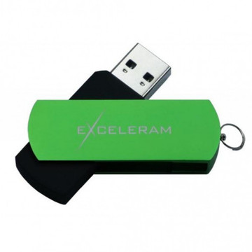 Флеш память USB eXceleram 16GB P2 Series Green/Black USB 2.0 (EXP2U2GRB16)