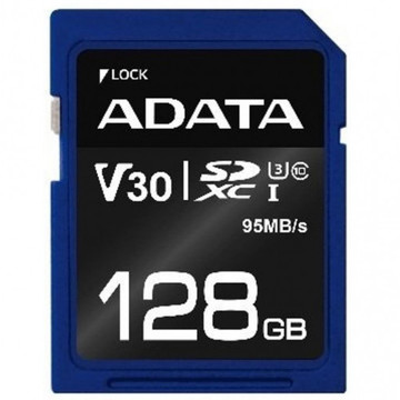 Карта пам'яті  ADATA 128GB SDXC class 10 UHS-I U3 V30 (ASDX128GUI3V30S-R)