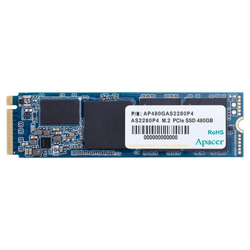 SSD накопичувач Apacer AS2280P4 480GB PCIe 3.0x4 M.2 (AP480GAS2280P4-1)
