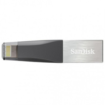Флеш память USB SanDisk 16GB iXpand Mini USB 3.0/Lightning (SDIX40N-016G-GN6NN)