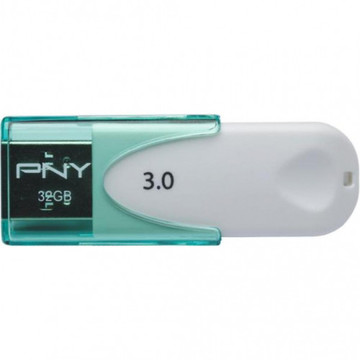 Флеш пам'ять USB PNY flash 32GB Attache4 Green USB 3.0 (FD32GATT430-EF)