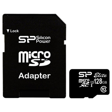 Карта пам'яті  Silicon Power 128Gb microSDXC class 10 (SP128GBSTXBU1V10SP)