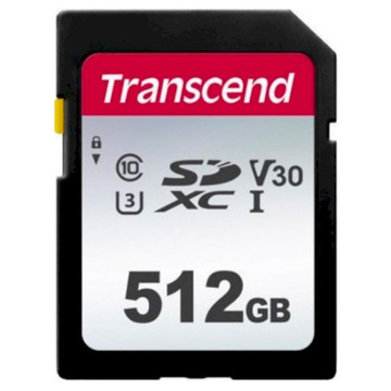 Карта пам'яті  Transcend 512 GB SDXC UHS-I U3 300S (TS512GSDC300S)