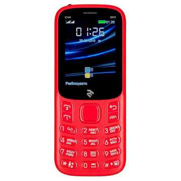 Мобильный телефон 2E E240 2019 DUALSIM Red