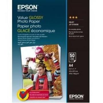 Папір Epson Value Glossy Photo Paper глянсовий 183г/м2 A4 50арк. (C13S400036)