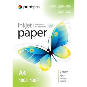 Папір PrintPro глянсовий 180г/м2 A4 100л (PGE180100A4)