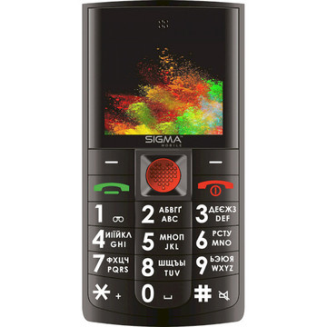 Мобільний телефон Sigma Comfort 50 Solo Black (4827798121511)