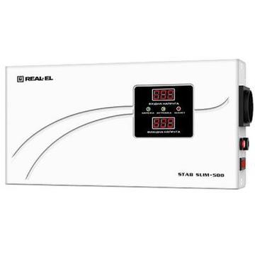 Стабилизатор Real-EL STAB SLIM-500 White