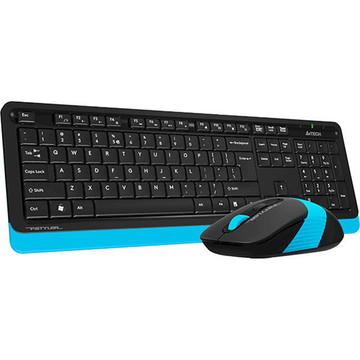 Комплект (клавиатура и мышь) A4Tech FG1010 Black/Blue