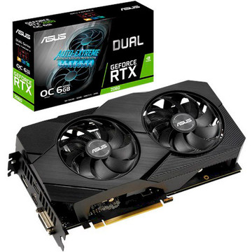 Видеокарта ASUS Nvidia GeForce DUAL-RTX2060-O6G-EVO