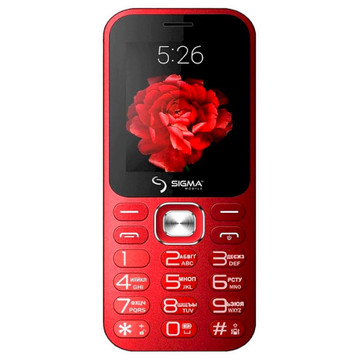 Мобильный телефон Sigma X-style 32 Boombox Dual Sim Red (4827798524329)