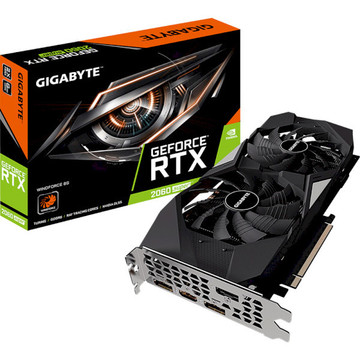 Видеокарта GIGABYTE Nvidia GeForce RTX 2060 SUPER WINDFORCE 2X 8GB D6 (GV-N206SWF2-8GD)