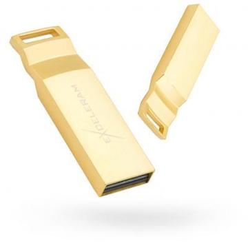 Флеш память USB Exceleram 64GB U2 Series Gold (EXP2U2U2G64)