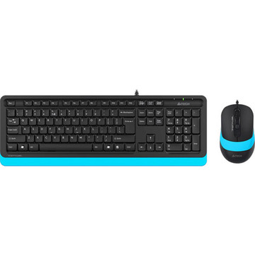 Комплект (клавіатура і мишка) A4Tech F1010 Blue