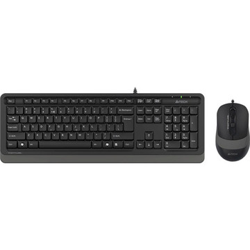 Комплект (клавиатура и мышь) A4Tech F1010 USB Grey
