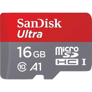 Карта памяти SanDisk 16GB UHS-I Class 10 Ultra R98MB/s (SDSQUAR-016G-GN6MN)