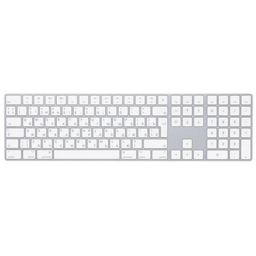 Клавіатура Apple A1843 Magic Keyboard Bluetooth (MQ052RS/A) Rus Silver/White