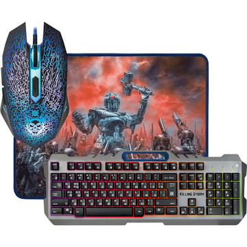 Комплект (клавіатура і мишка) Defender Killing Storm MKP-013L