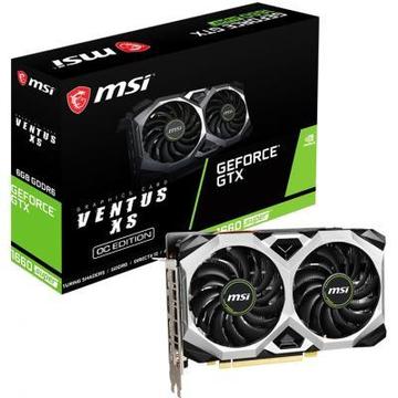 Видеокарта MSI GeForce GTX1660 SUPER 6GB GDDR6 VENTUS XS OC (GTX1660_SUPER_VENT_XS_OC)