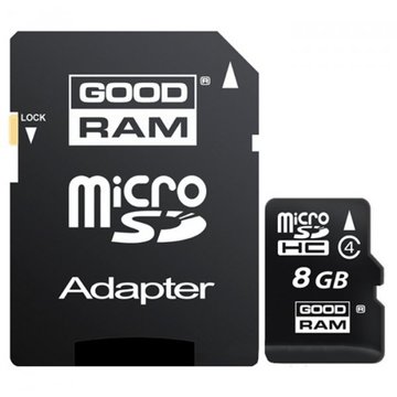 Карта пам'яті  Goodram 8GB microSD Class 4 (M40A-0080R11)