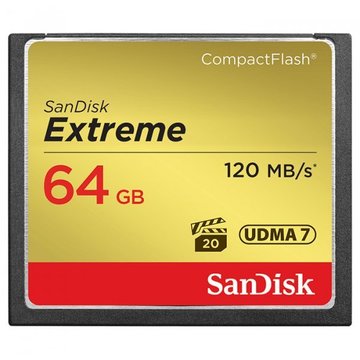 Карта пам'яті SanDisk CompactFlash 64 Gb Extreme