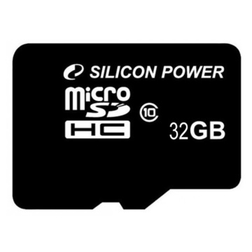 Карта пам'яті  Silicon Power 32Gb microSDHC class 10 (SP032GBSTH010V10)