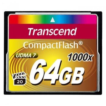 Карта пам'яті  Transcend 64Gb Compact Flash 1000x (TS64GCF1000)