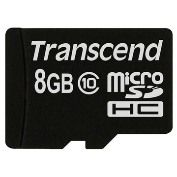 Карта памяти Transcend 8Gb microSDHC class 10 (TS8GUSDC10)