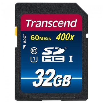Карта пам'яті  Transcend 32Gb SDHC class 10 UHS-I Premium (TS32GSDU1)