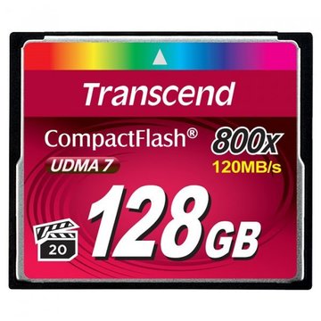 Карта пам'яті  Transcend Compact Flash Card 128Gb 800X (TS128GCF800)